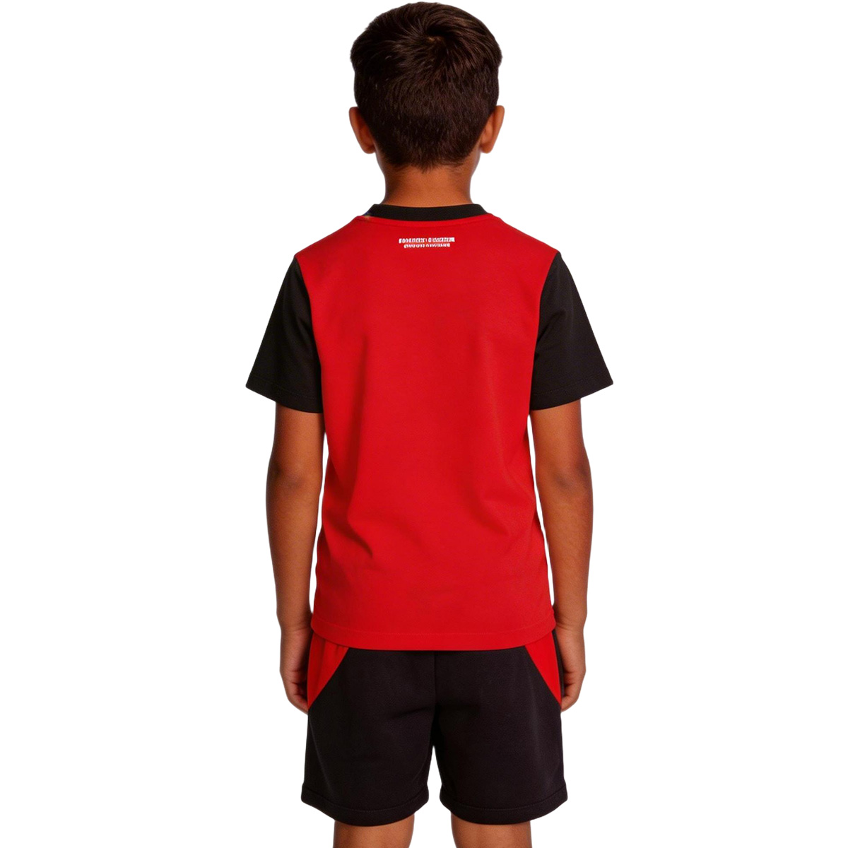 Kids Austria Home Jersey Kit World Cup 2026 (back view)