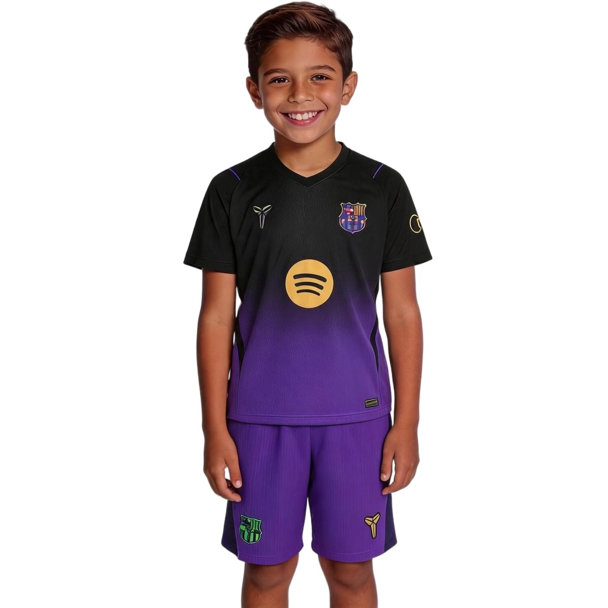Kids Barcelona Away Jersey Kit 2026/27