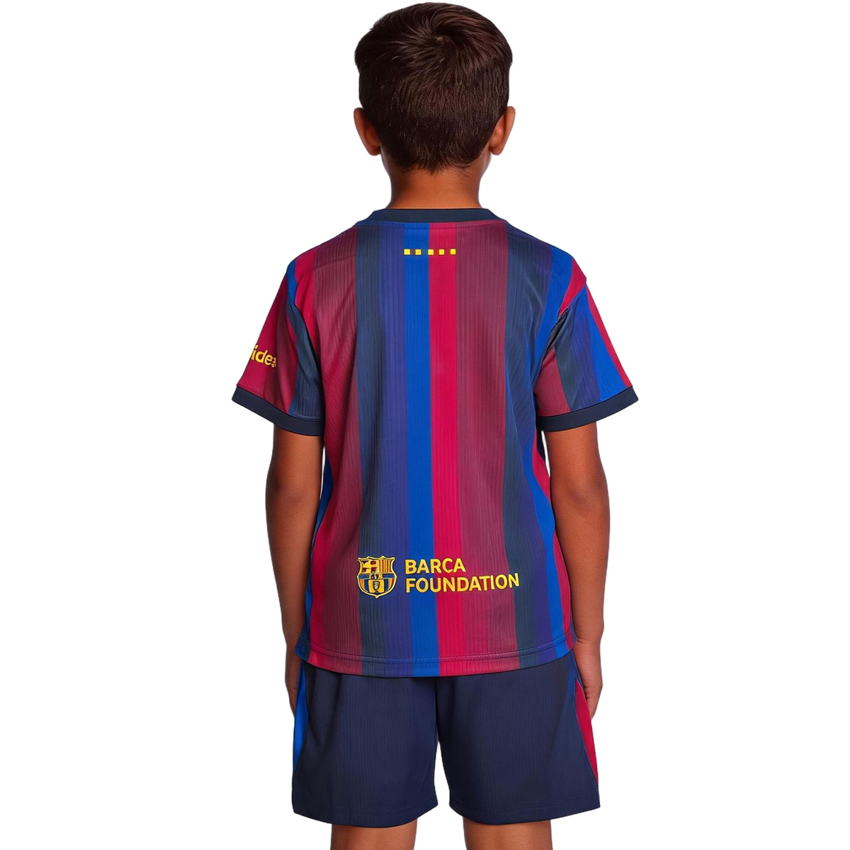 Kids Barcelona Home Jersey Kit 2026/27 (back view)