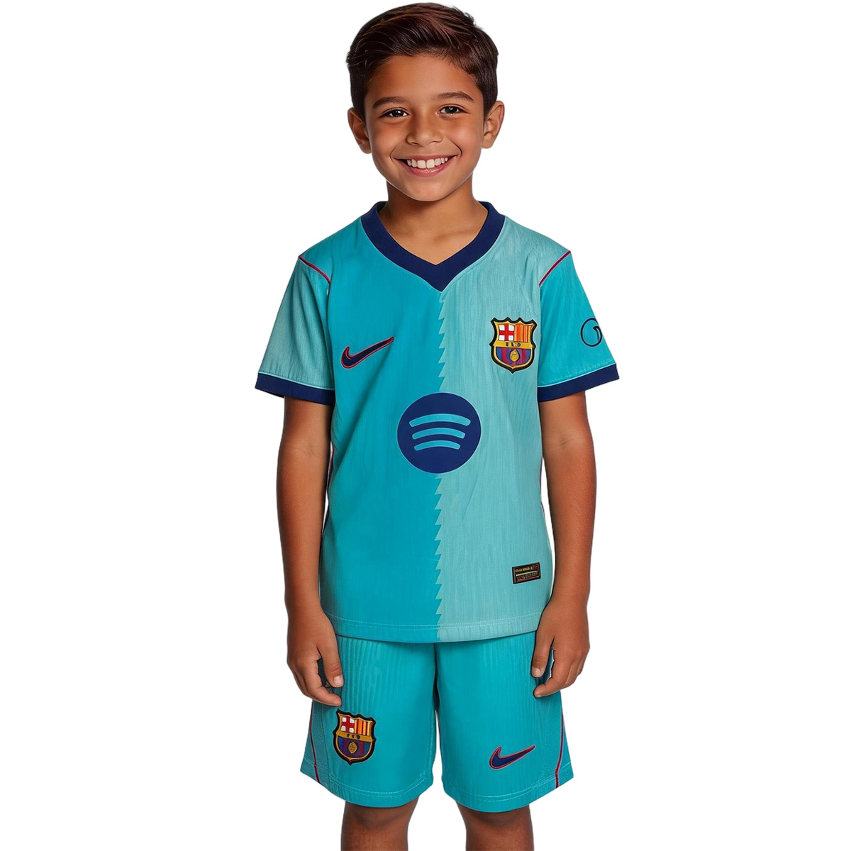 Kids Barcelona Third Match Jersey Kit Player Version 2026/27