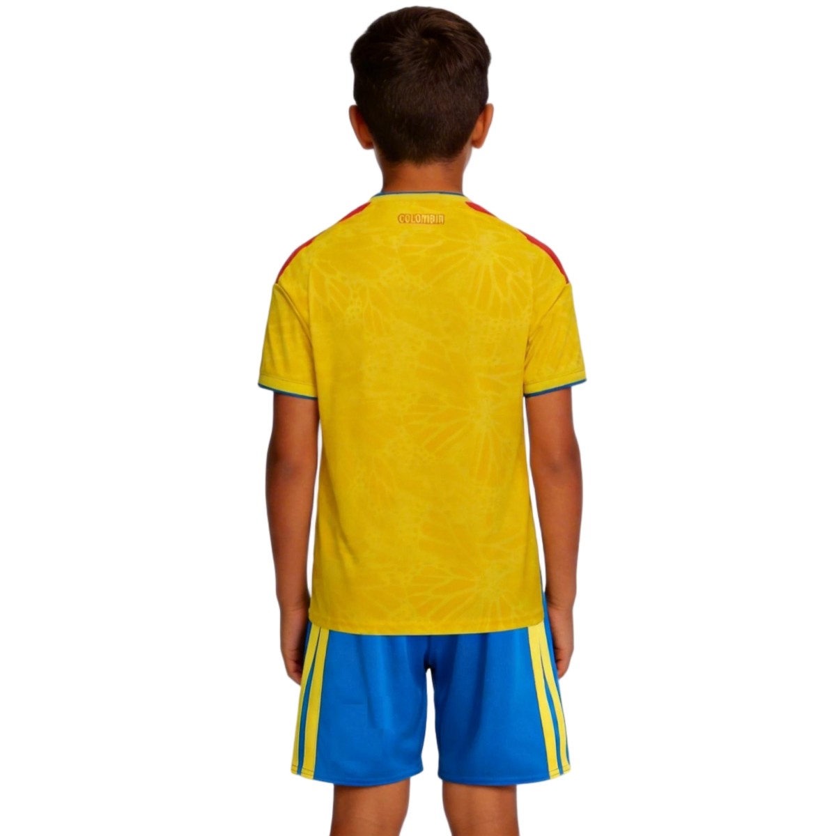 Kids Colombia Home Jersey Kit World Cup 2026 (back view)