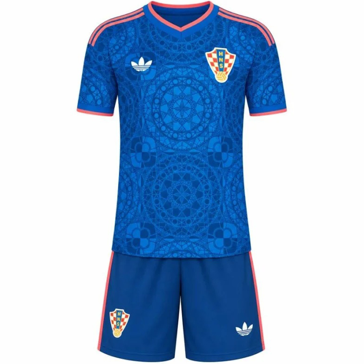 Kids Croatia Away Jersey Kit 2026/27 (back view)