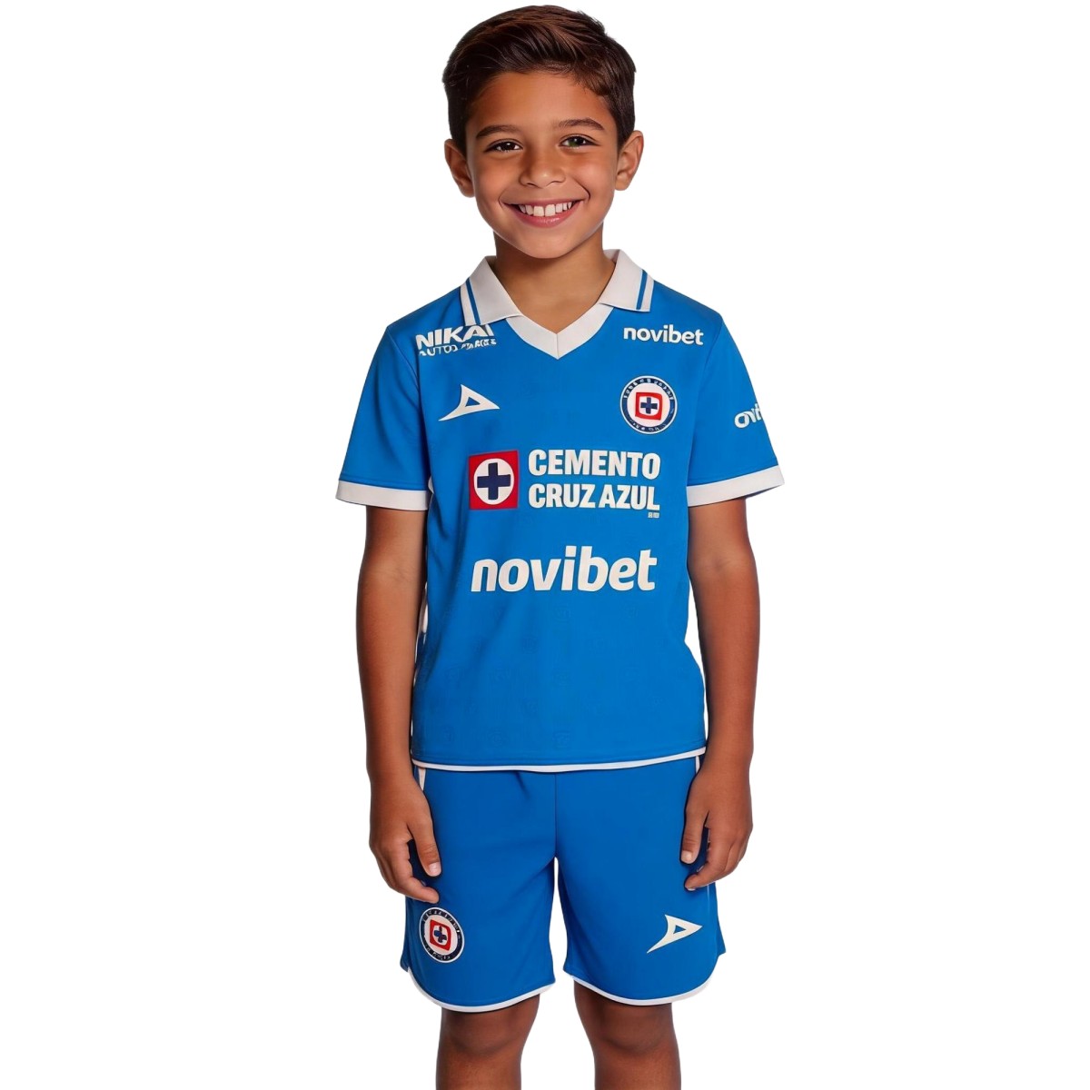 Kids Cruz Azul Home Jersey Kit 2026/27