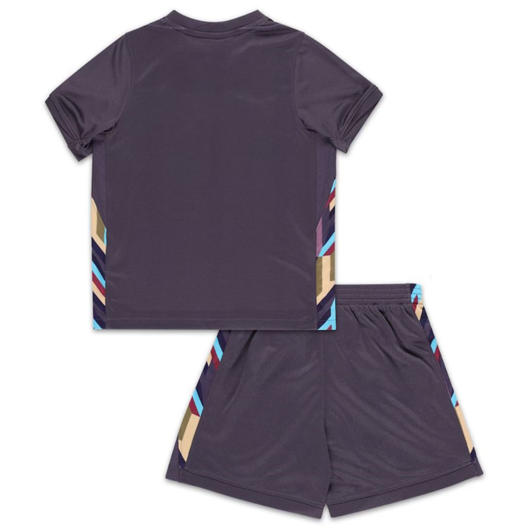 Kids England Away Kit EURO 2024 (back view)