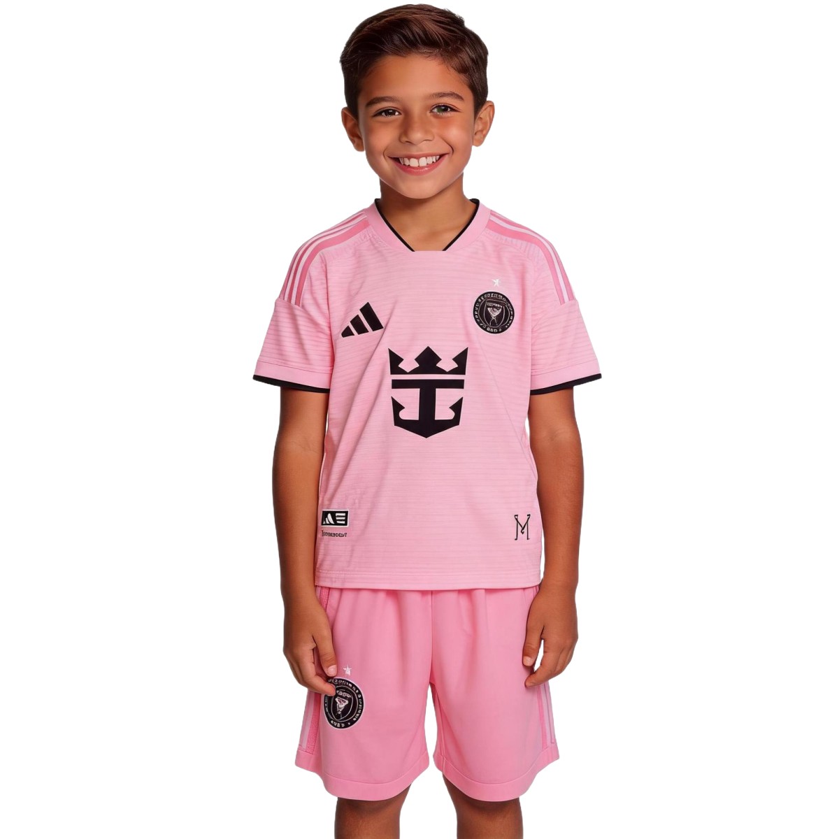 Kids Inter Miami Home Match Jersey Kit Player Version 2026/27