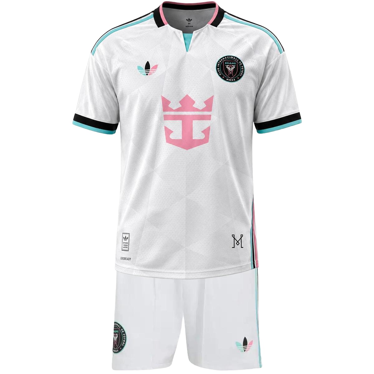 Kids Inter Miami Third Match Jersey Kit Player Version 2026 (back view)