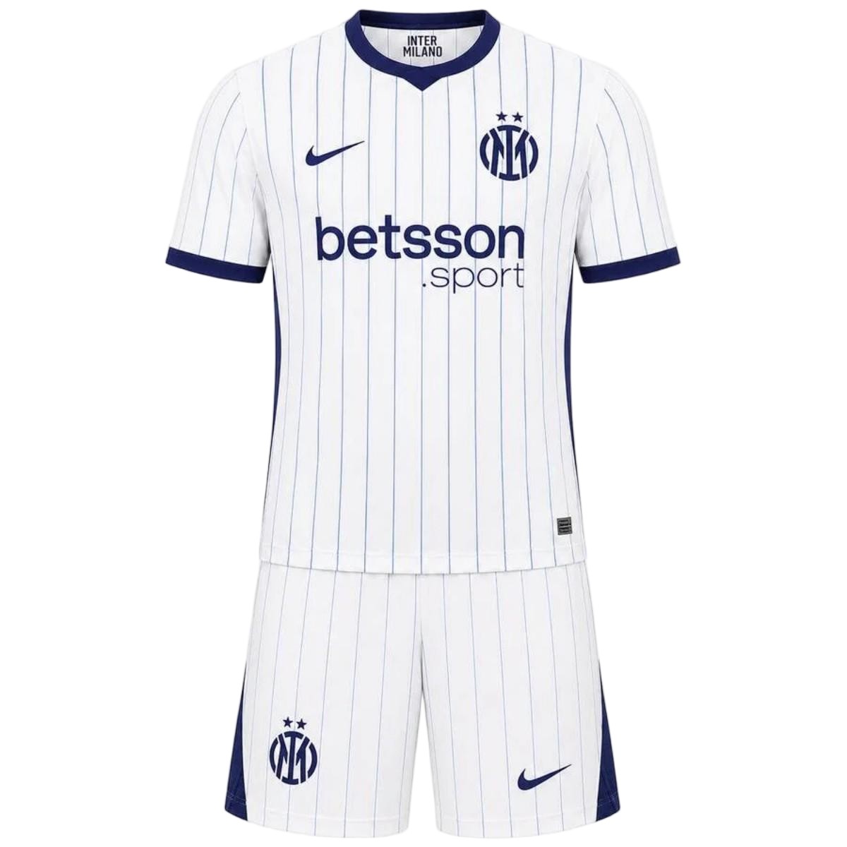 Kids Inter Milan Away Jersey Kit 2026/27 (back view)