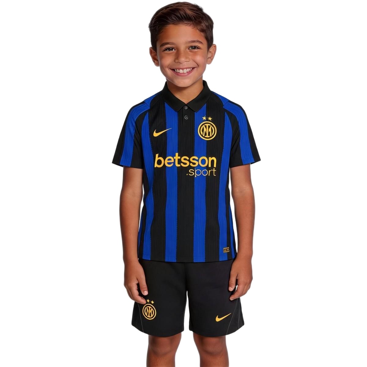 Kids Inter Milan Home Jersey Kit 2026/27