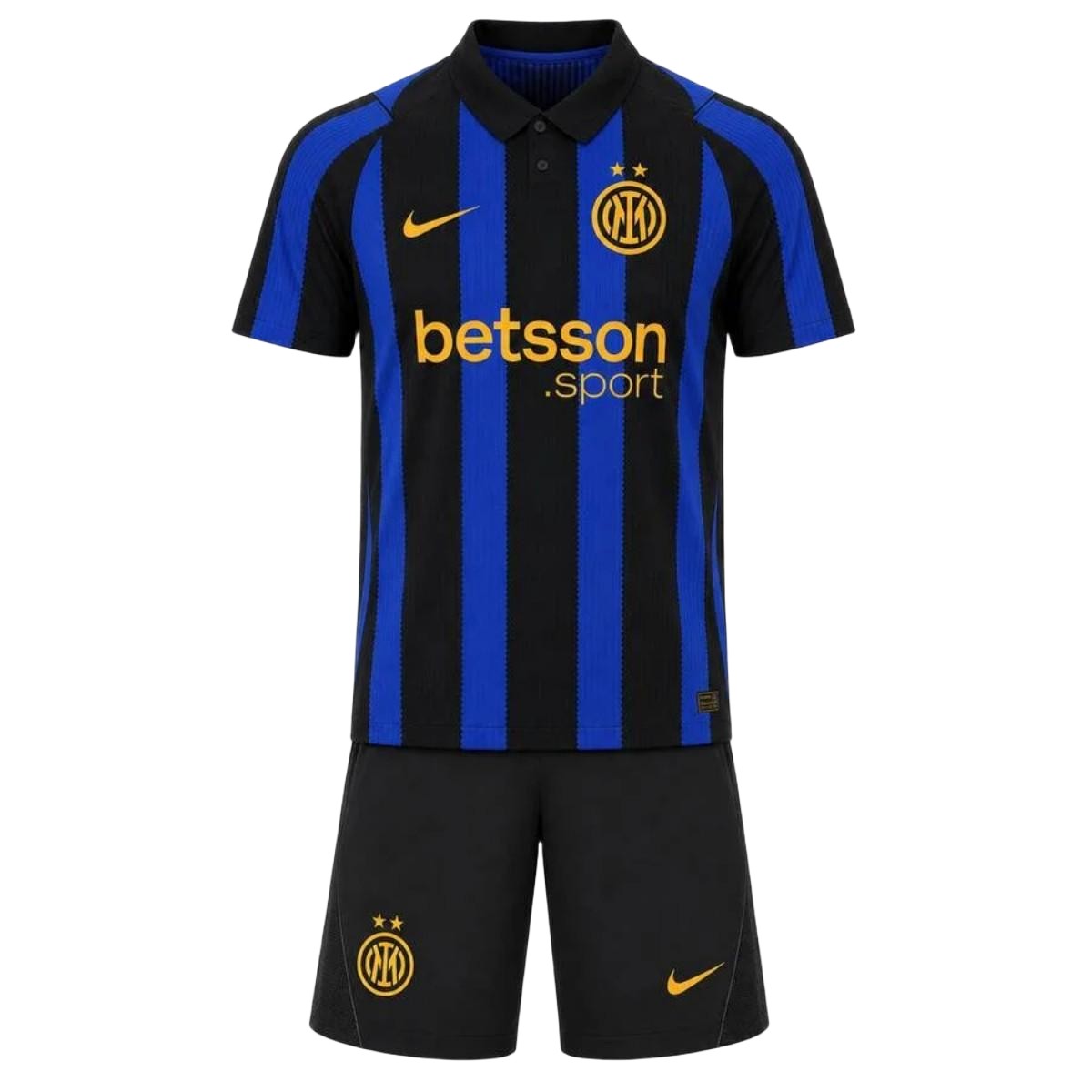 Kids Inter Milan Home Jersey Kit 2026/27 (back view)