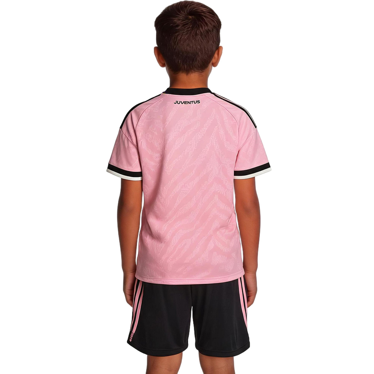 Kids Juventus Away Jersey Kit 2026/27 (back view)