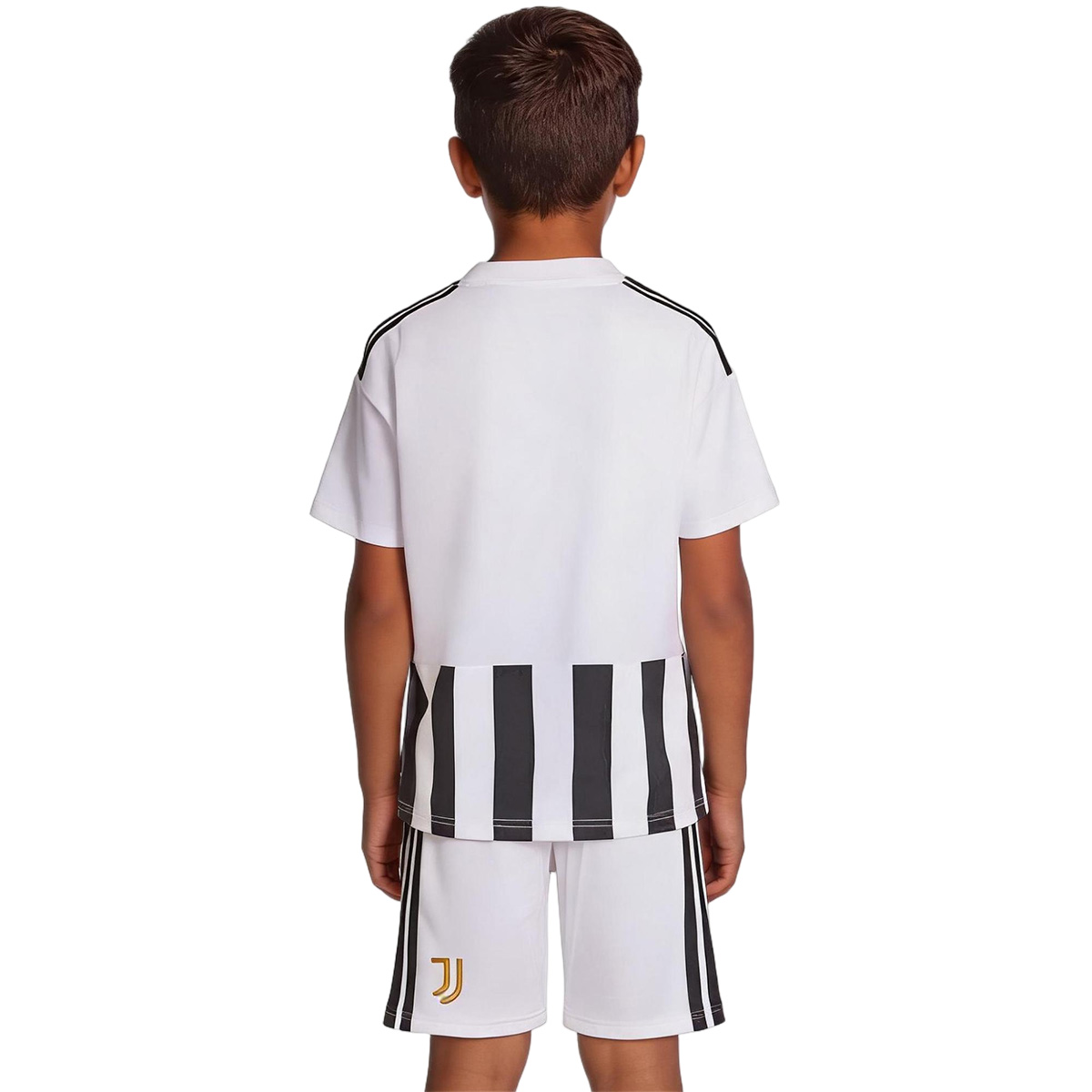 Kids Juventus Home Jersey Kit 2026/27 (back view)
