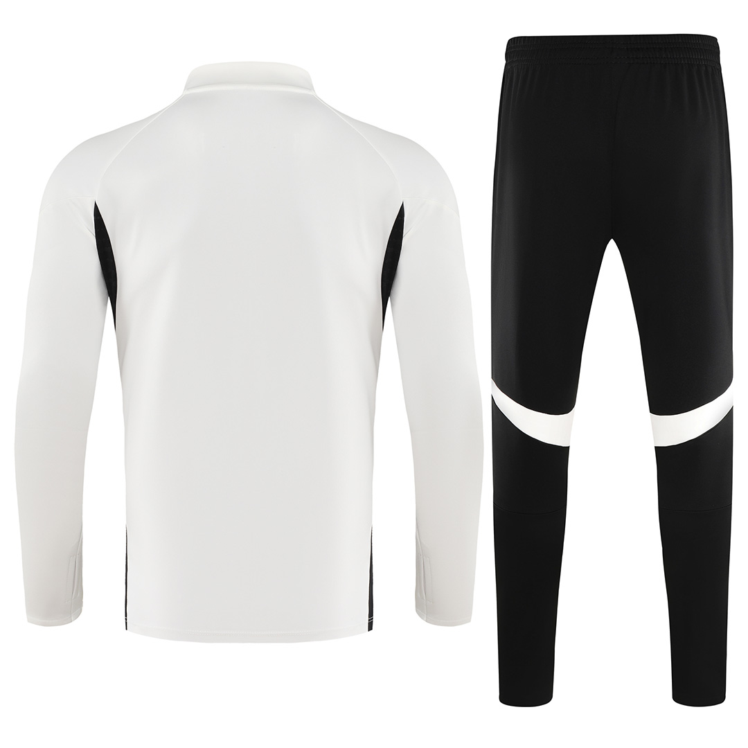 Kids Liverpool 1/4 Zipper Sweat Kit(Top+Pants) White 2025/26 (back view)