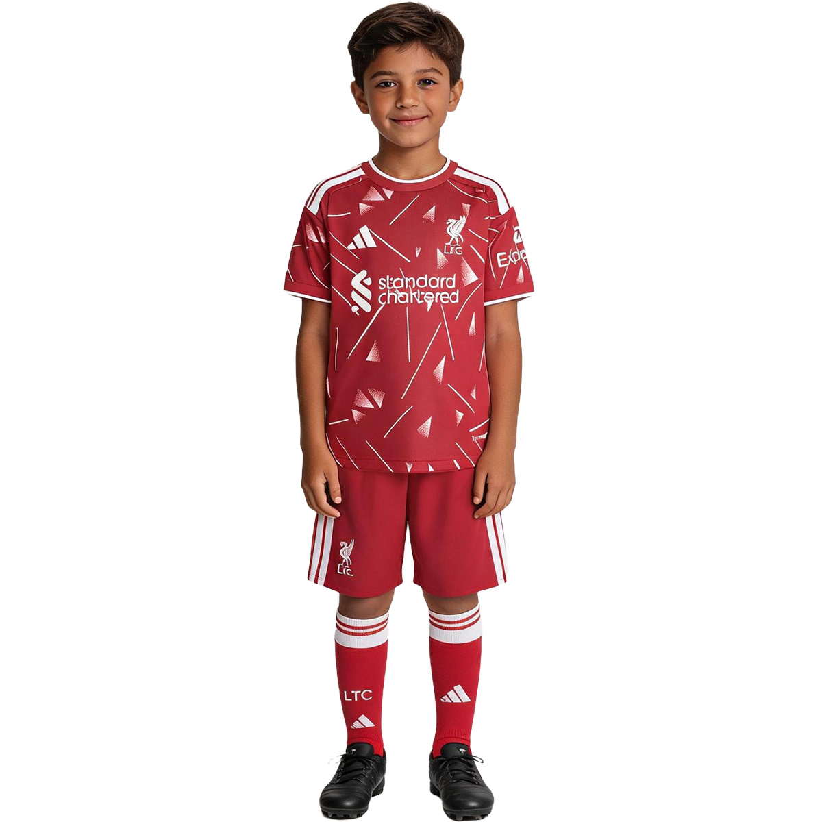 Kids Liverpool Home Jersey Full Kit 2026/27