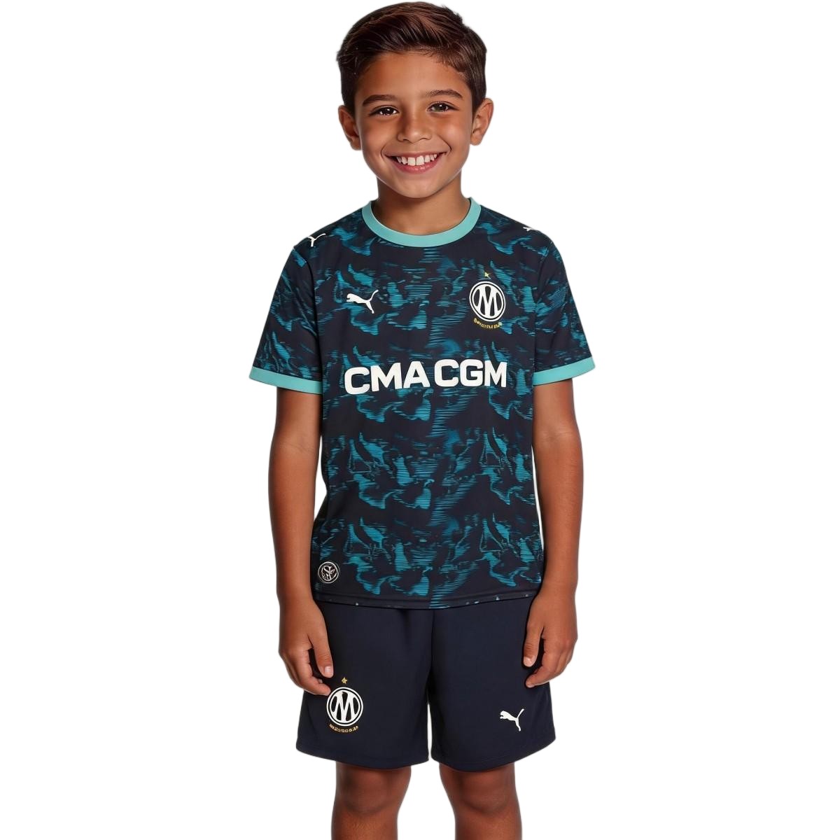 Kids Marseille Away Jersey Kit 2026/27