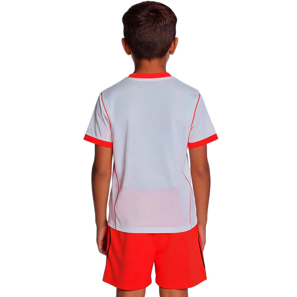 Kids Netherlands Away Jersey Kit World Cup 2026 (back view)