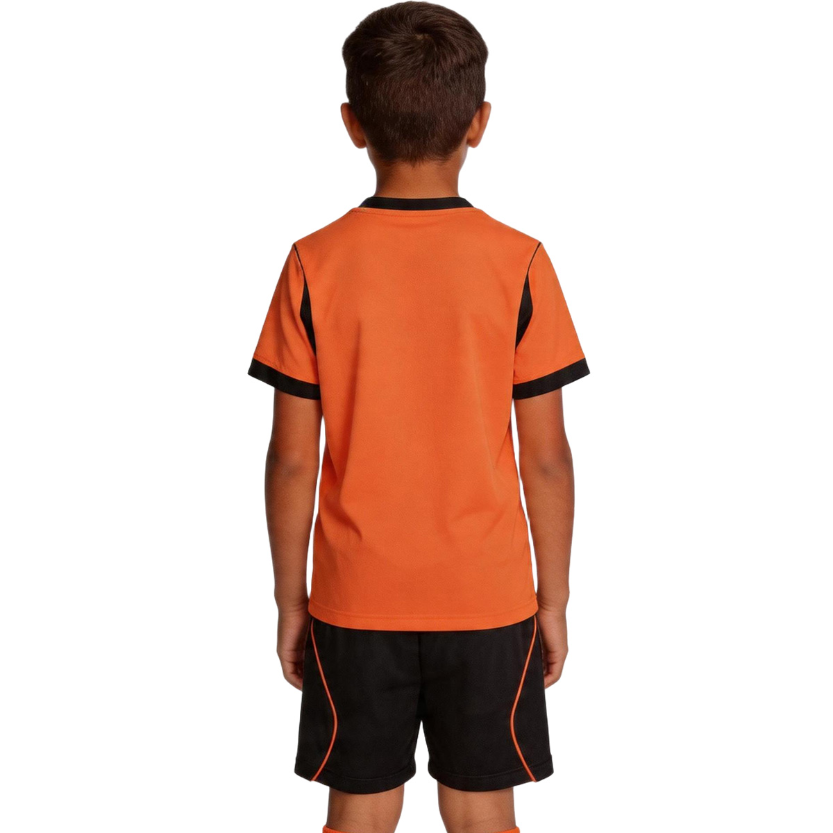 Kids Netherlands Home Jersey Kit World Cup 2026 (back view)