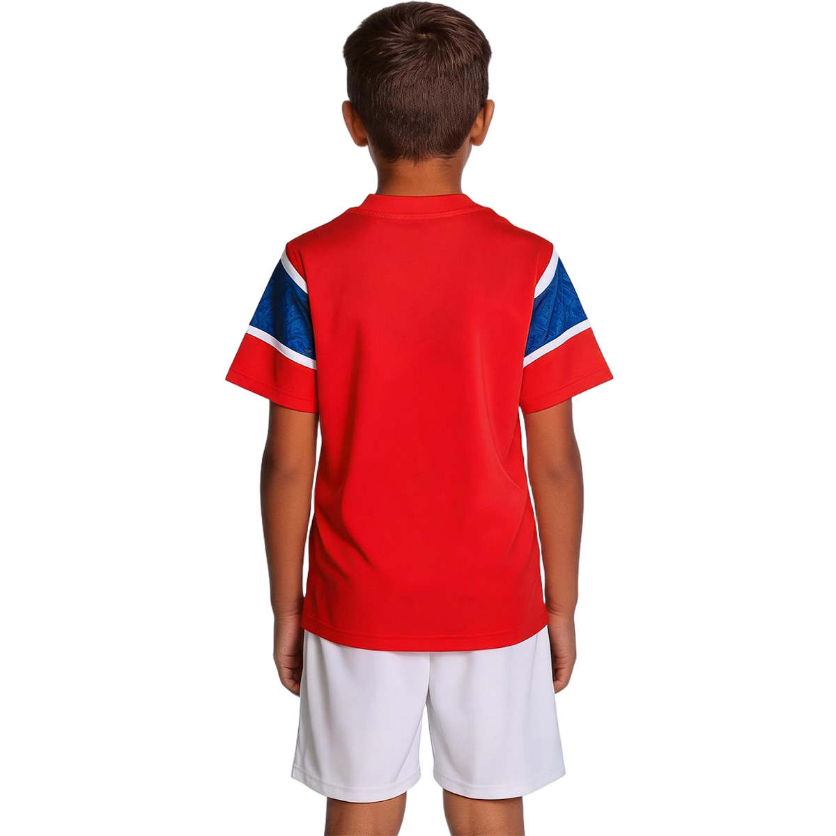 Kids Norway Home Jersey Kit World Cup 2026 (back view)