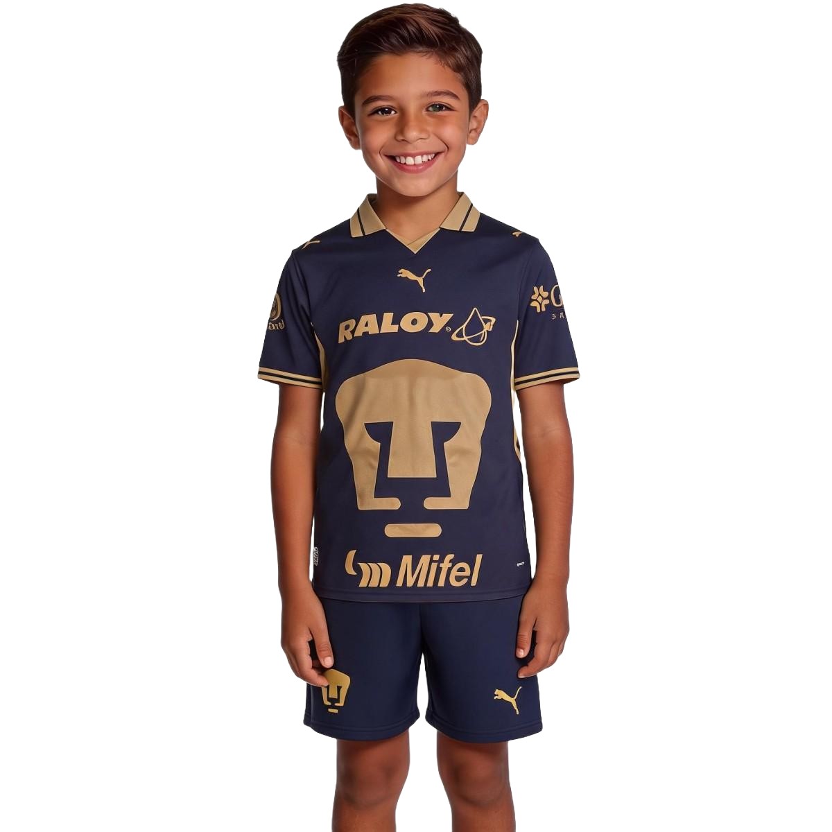 Kids Pumas UNAM Home Jersey Kit 2026/27