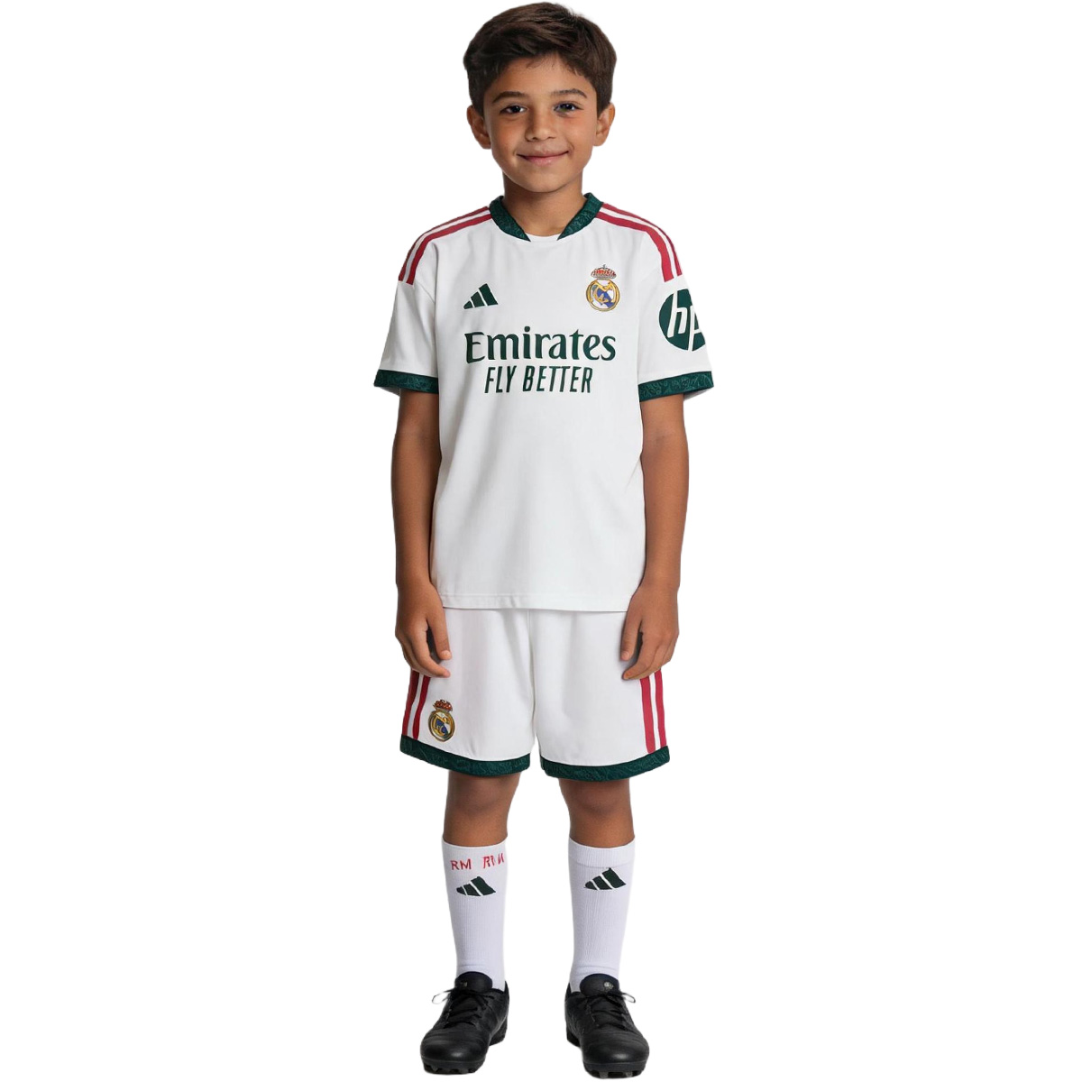 Kids Real Madrid Home Jersey Full Kit 2026/27