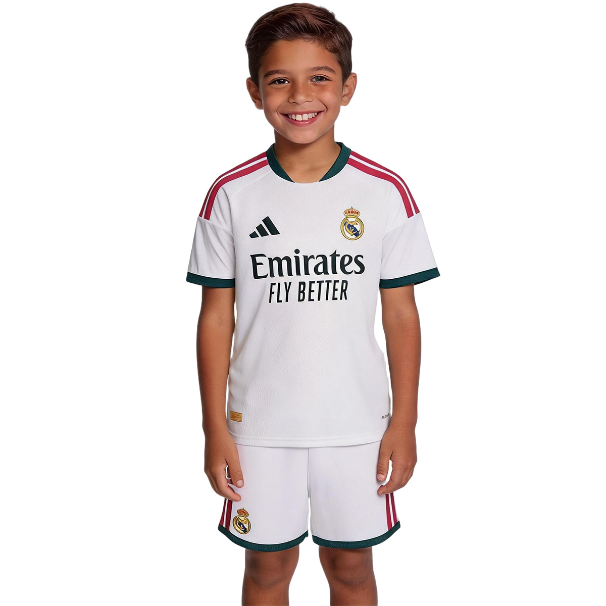 Kids Real Madrid Home Match Jersey Kit Player Version 2026/27