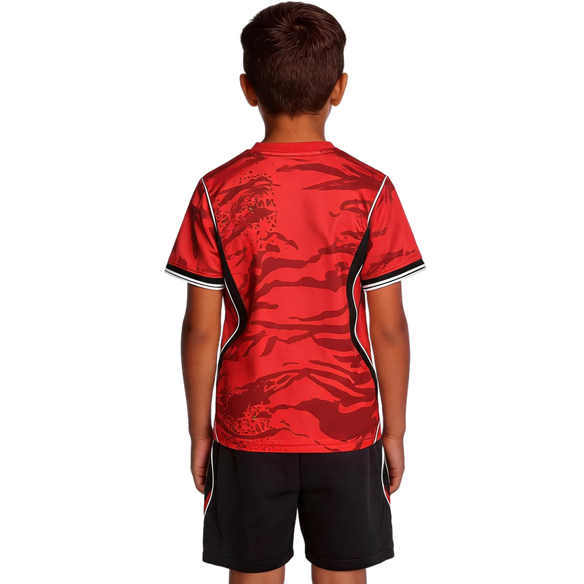 Kids South Korea Home Jersey Kit World Cup 2026 (back view)