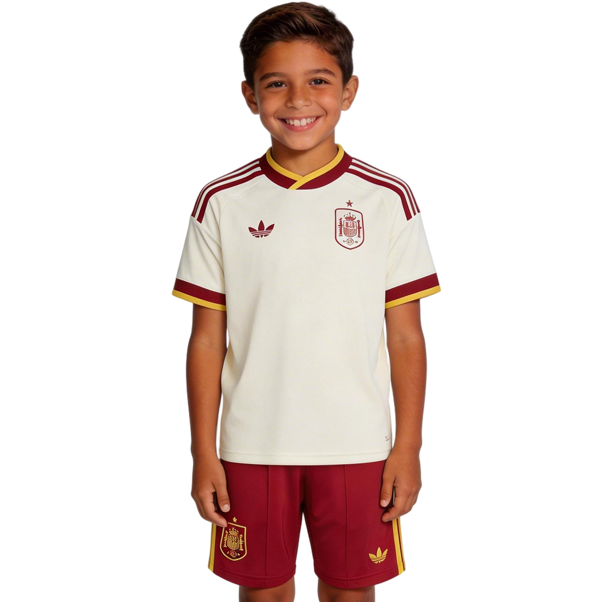 Kids Spain Away Jersey Kit World Cup 2026