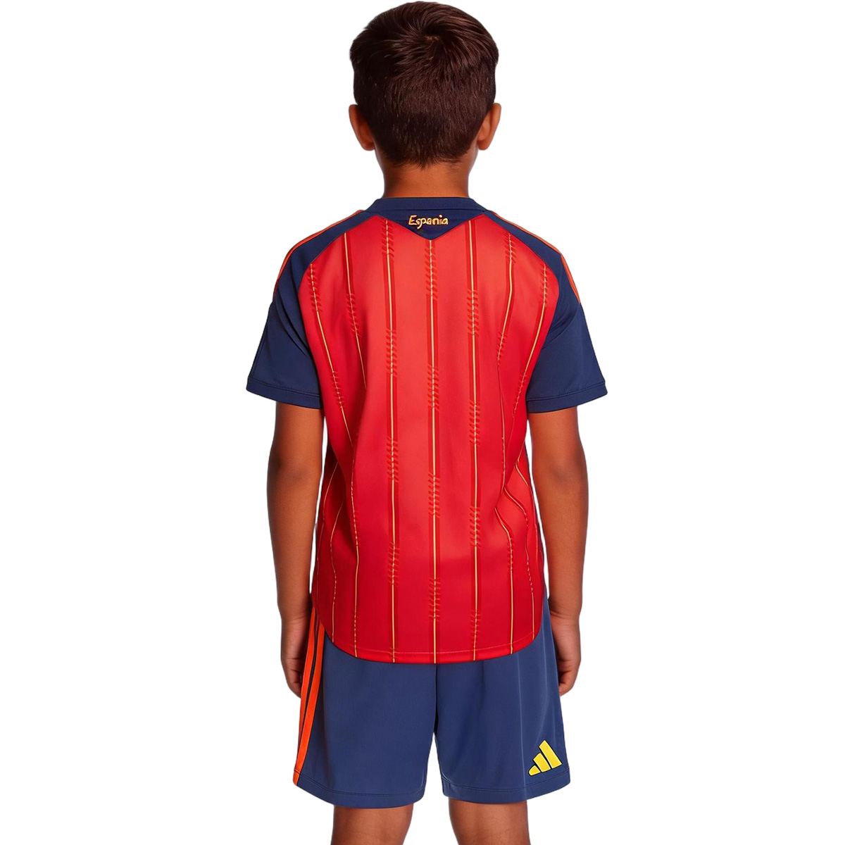 Kids Spain Home 2 Star Jersey Kit World Cup 2026 (back view)