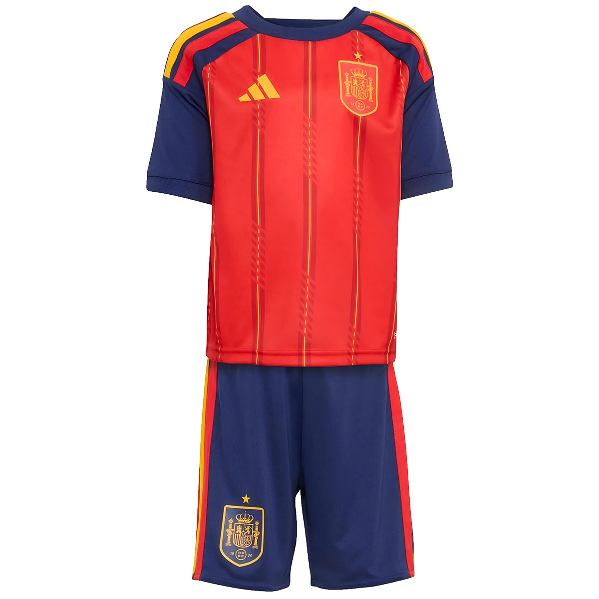 Kids Spain Home Jersey Kit World Cup 2026 (back view)