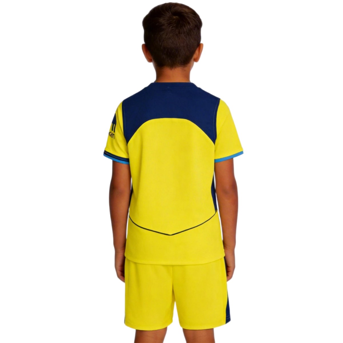 Kids Tottenham Hotspur Third Jersey Kit 2025/26 (back view)