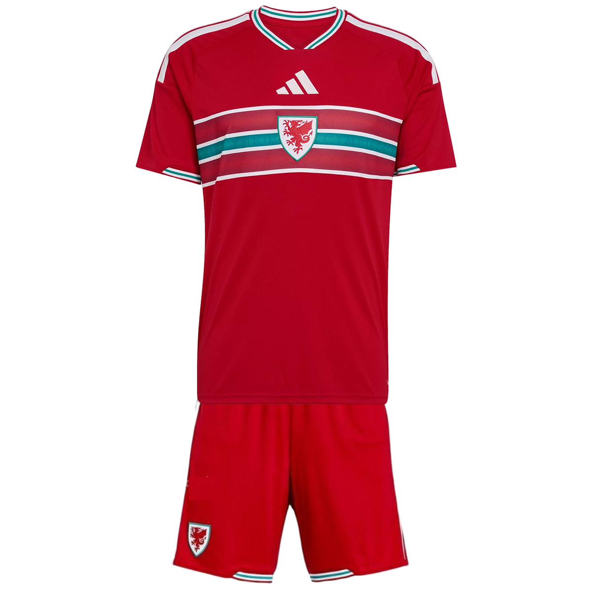 Kids Wales Home Jersey Kit World Cup 2026 (back view)