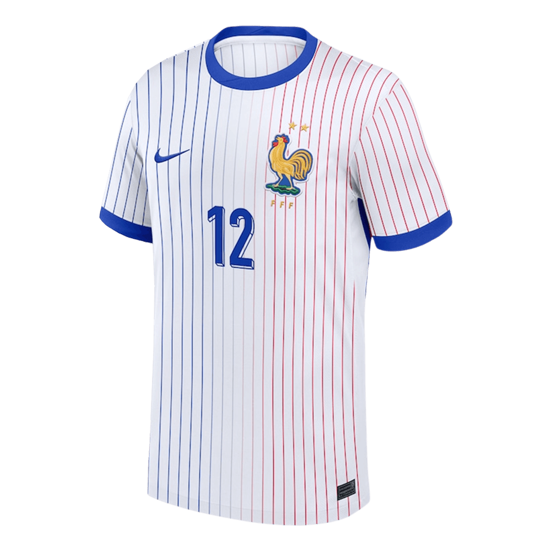 KOLO MUANI #12 France Away Jersey 2024 (back view)