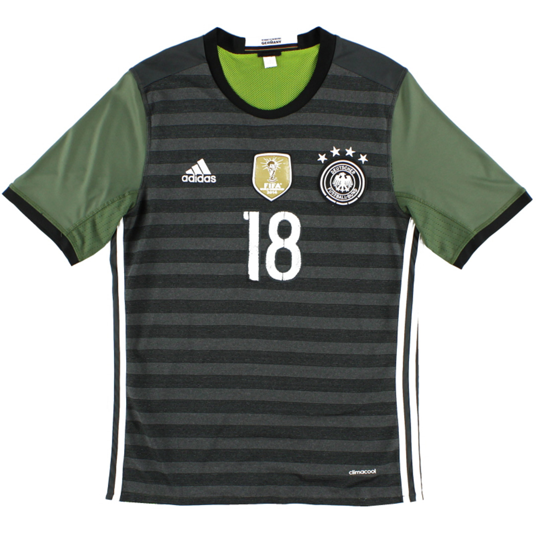 Kroos #18 Retro Germany Away Jersey 2016 (back view)