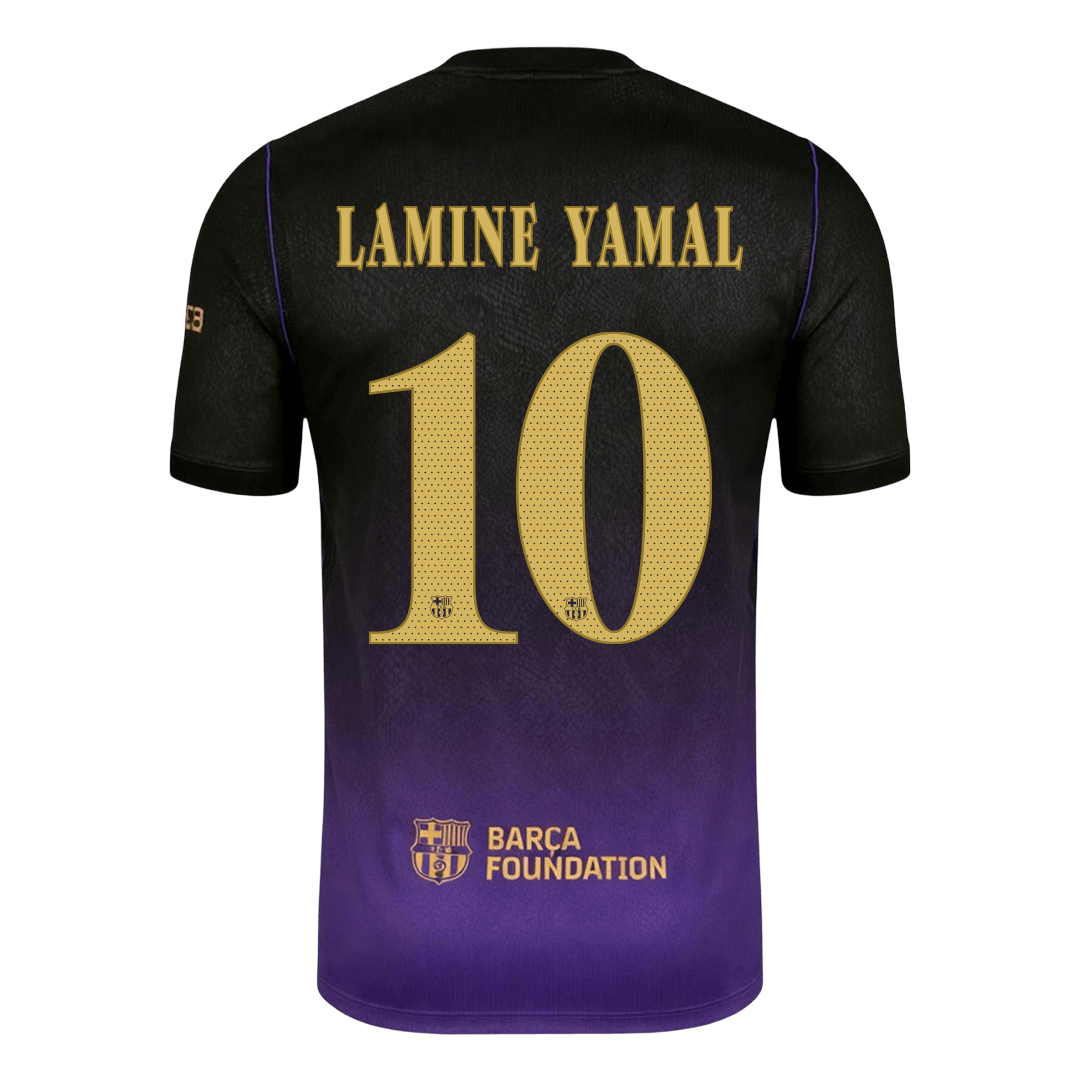 LAMINE YAMAL #10 Barcelona Away Jersey 2026/27 (back view)