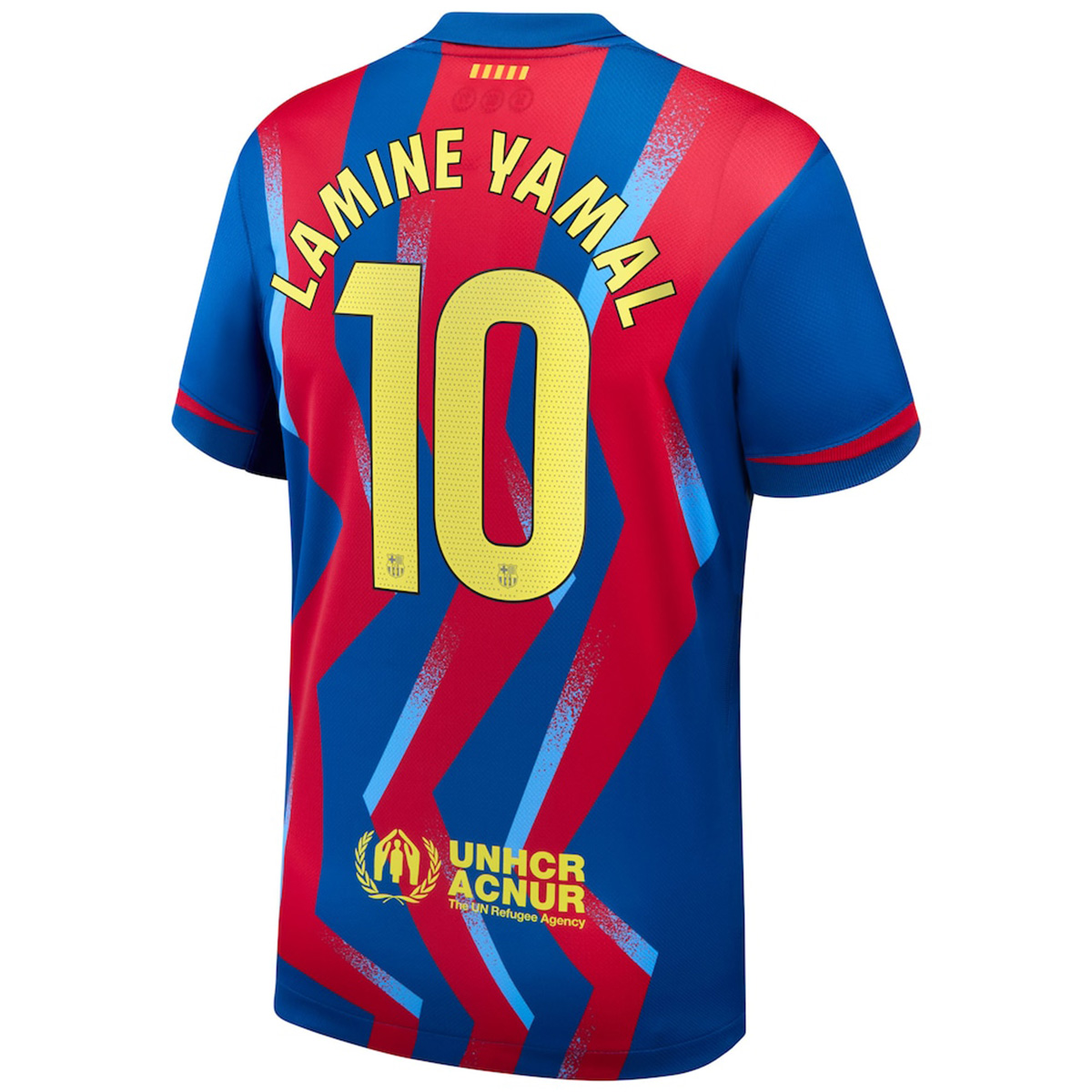 LAMINE YAMAL #10 Barcelona Fourth 'El Clásico' Jersey 2025/26 (back view)