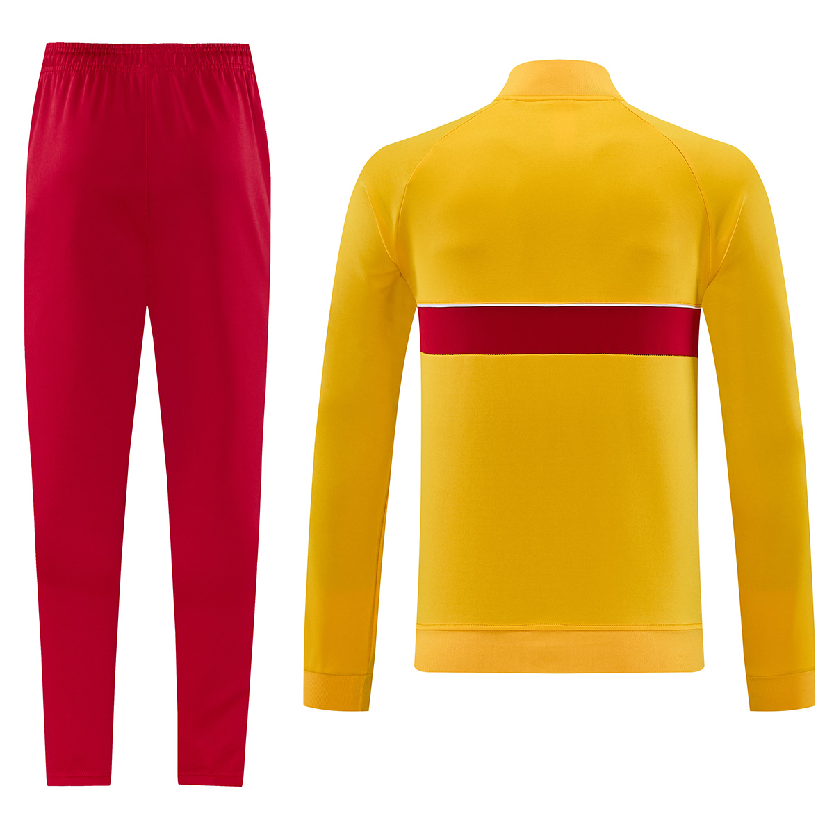 Liverpool Training Tracksuit Kit(Jacket+Pants) Yellow 2026/27 (back view)