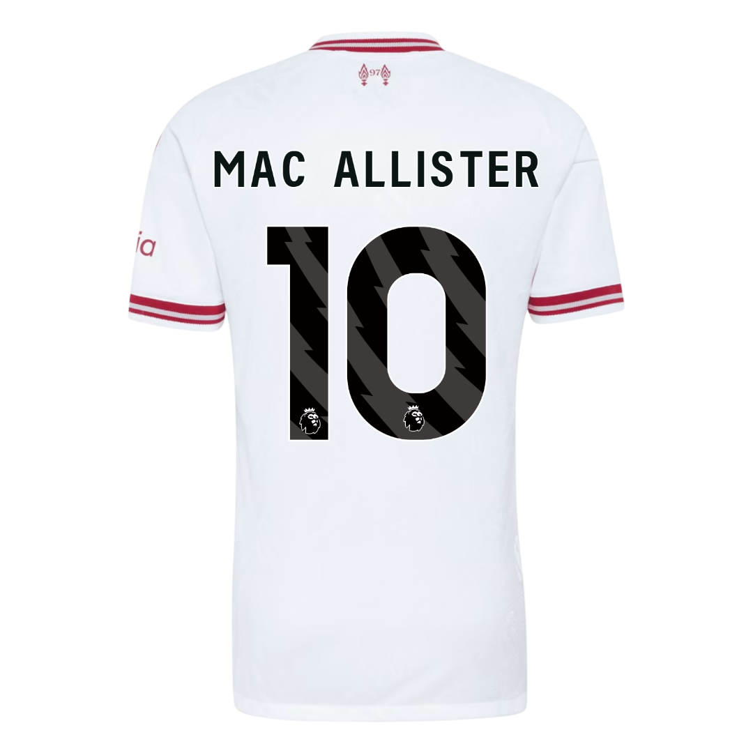 MAC ALLISTER #10 Liverpool Away Match Jersey Player Version 2026/27