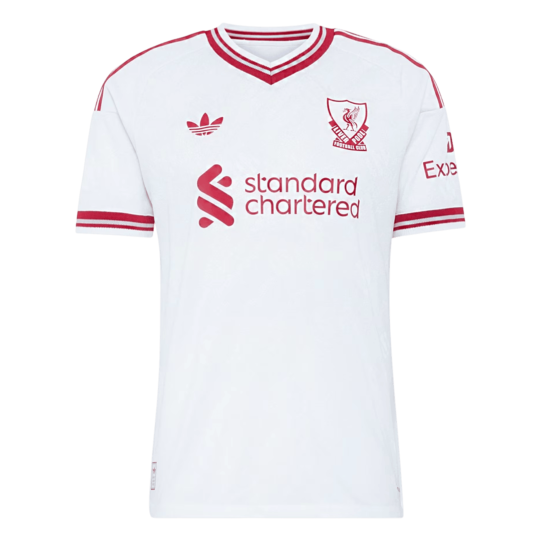VIRGIL #4 Liverpool Away Match Jersey Player Version 2026/27 (back view)