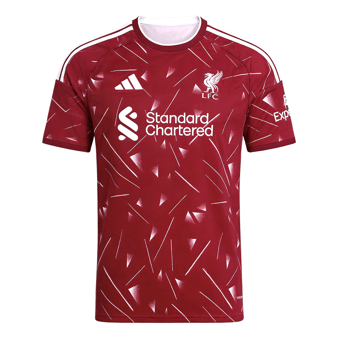 VIRGIL #4 Liverpool Home Jersey 2026/27 (back view)