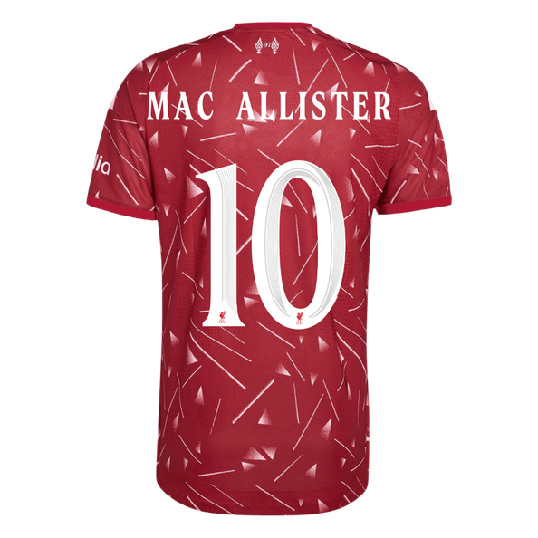 MAC ALLISTER #10 Liverpool Home Match Jersey Player Version 2026/27 - UCL Font