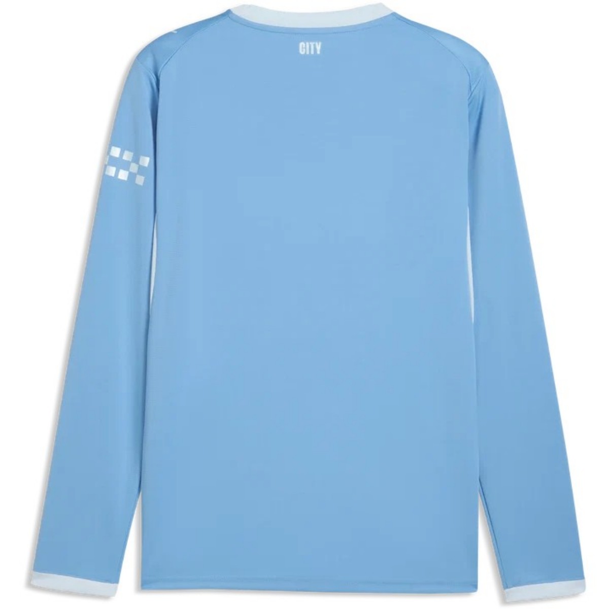 Manchester City Home Long Sleeve Jersey 2026/27 (back view)
