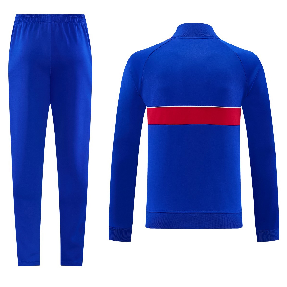 Manchester United Training Tracksuit Kit(Jacket+Pants) Blue 2026/27 (back view)