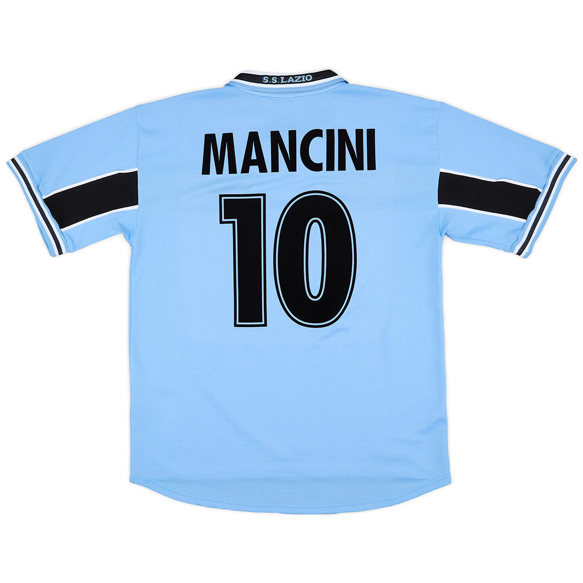 Mancini #10 Retro Lazio Home Jersey 1998/00