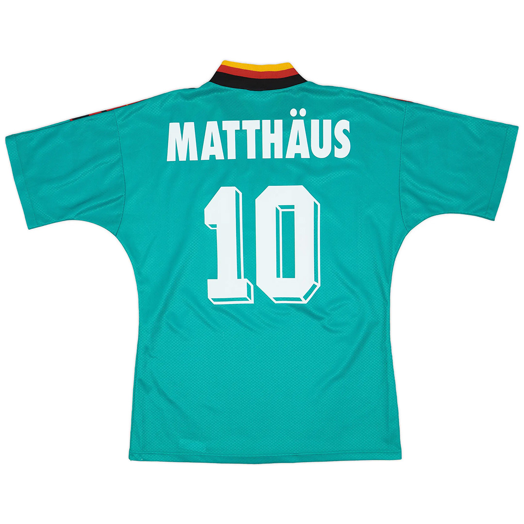 Matthäus #10 Retro Germany Away Jersey 1994