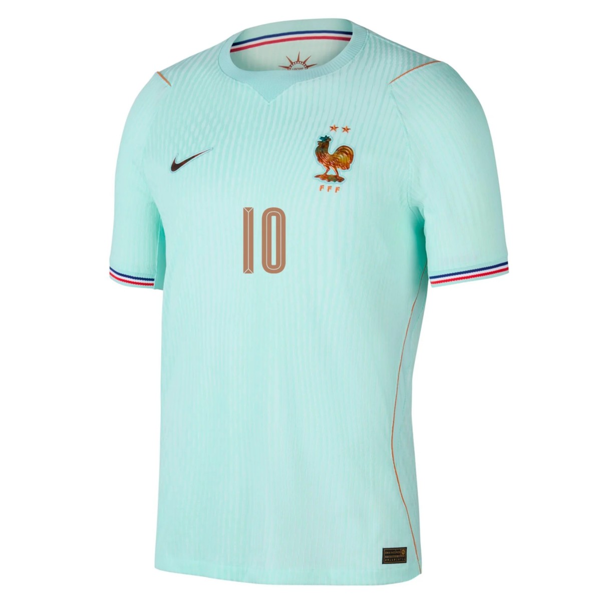 Mbappe #10 France Away Match Jersey Player Version World Cup 2026 (back view)