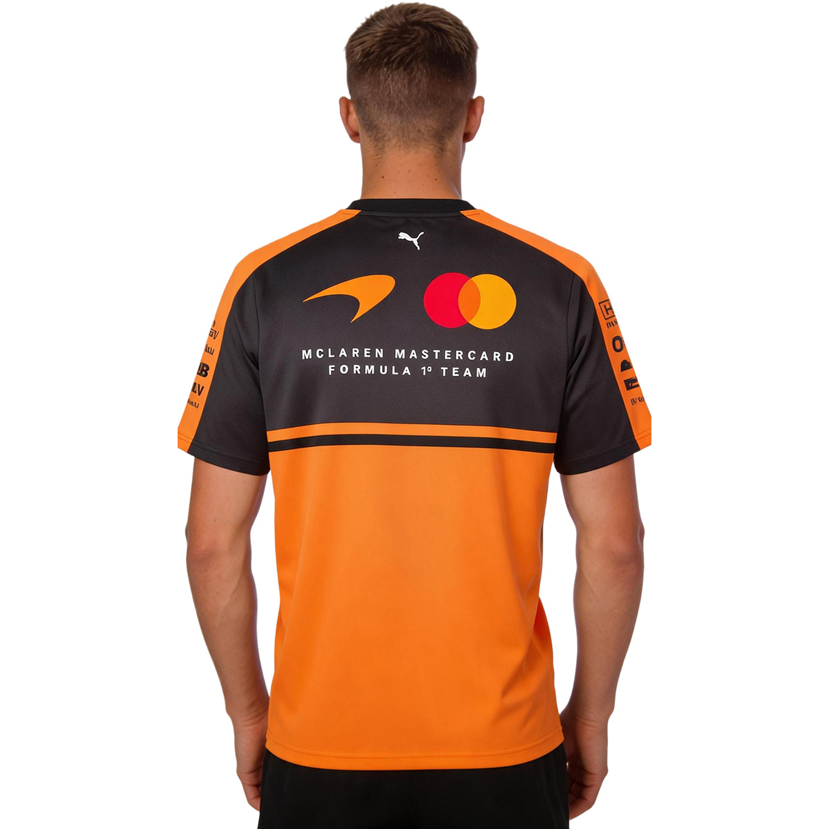 McLaren F1 Racing Team Set Up T-Shirt 2026 (back view)
