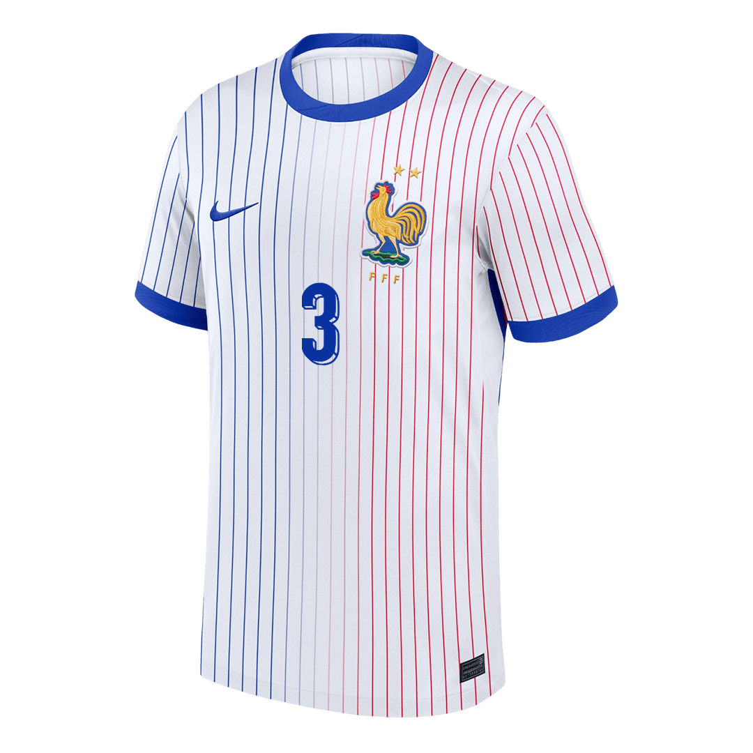 MENDY #3 France Away Jersey 2024 (back view)