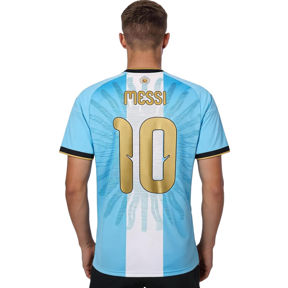 Messi #10 Argentina x Messi Farewell Anniversary Jersey 2026 (back view)