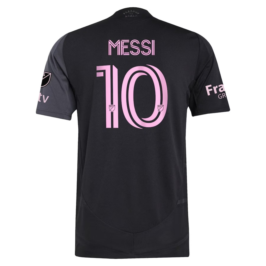 MESSI #10 Inter Miami CF Away Player Version Jersey 2025 (back view)