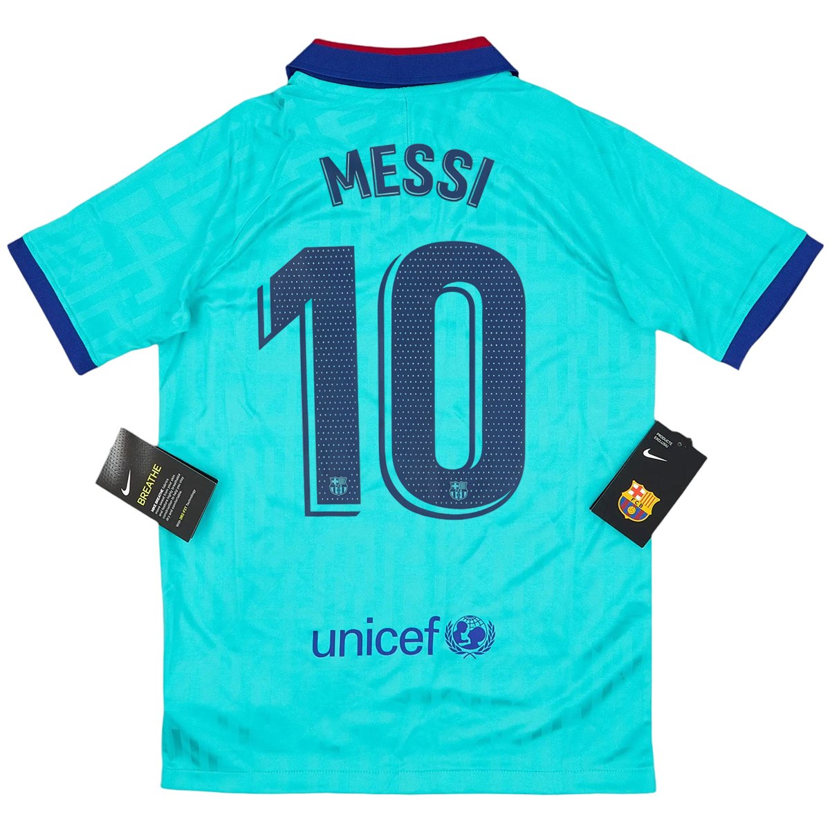 Messi #10 Retro Barcelona Third Jersey 2019/20