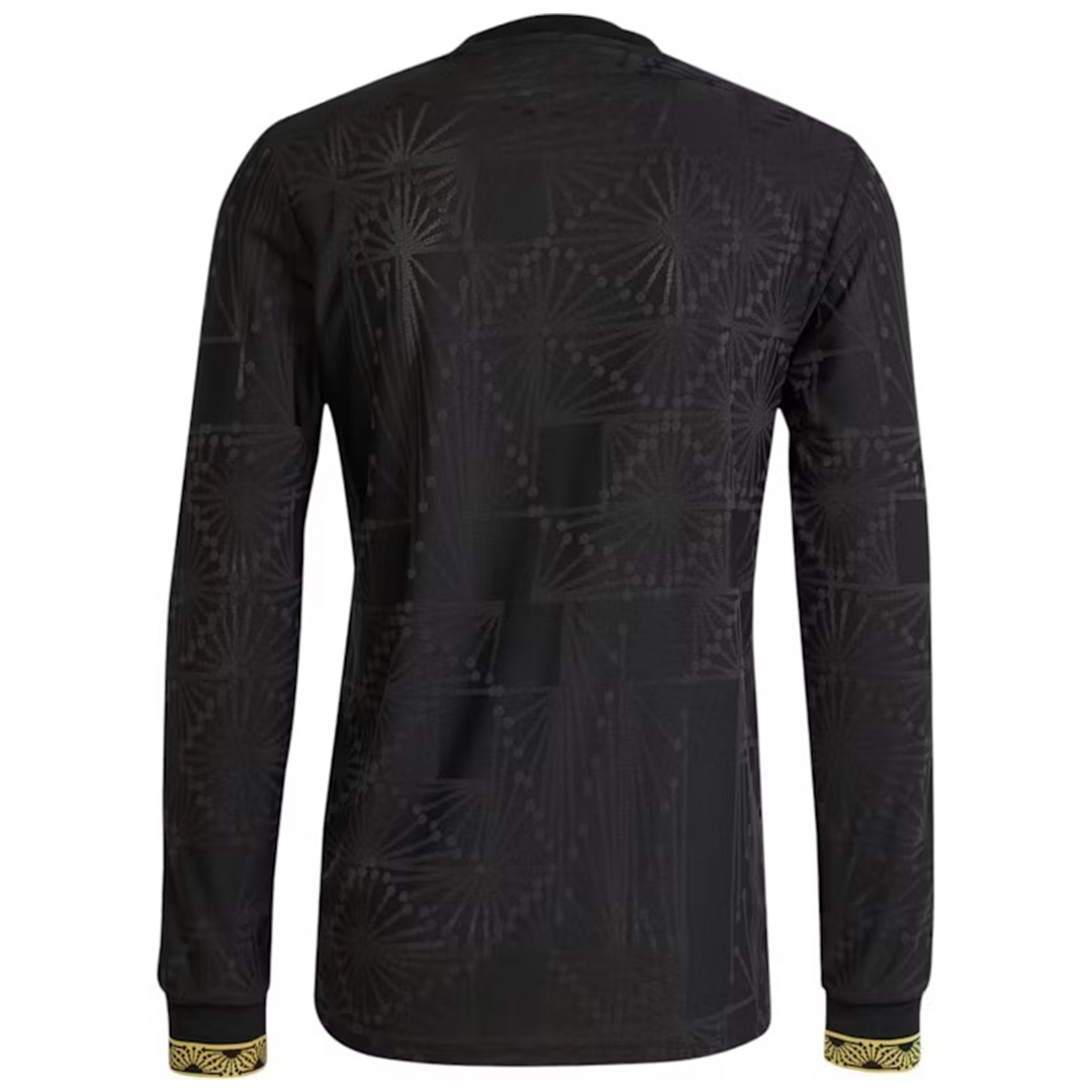Mexico Third Long Sleeve Match Jersey Gold Cup Player Version 2025 (back view)